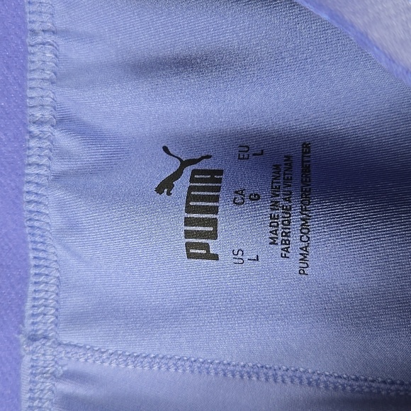 Puma purple lavender cropped leggings women's size large - Picture 3 of 8